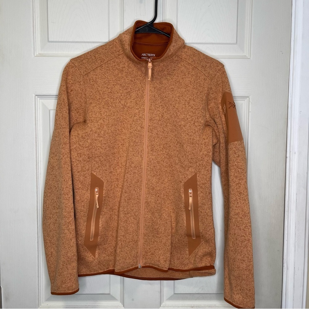 Arc'teryx Covert Cardigan Women's Orange Pullover Sz Small